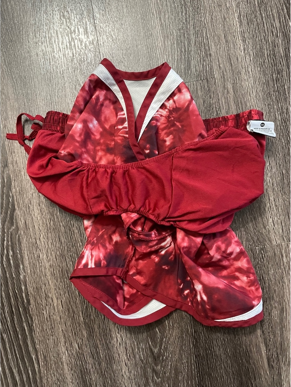 Nike Alabama Crimson Tide Tie-Dye Tempo Running Shorts - Picture 9 of 13
